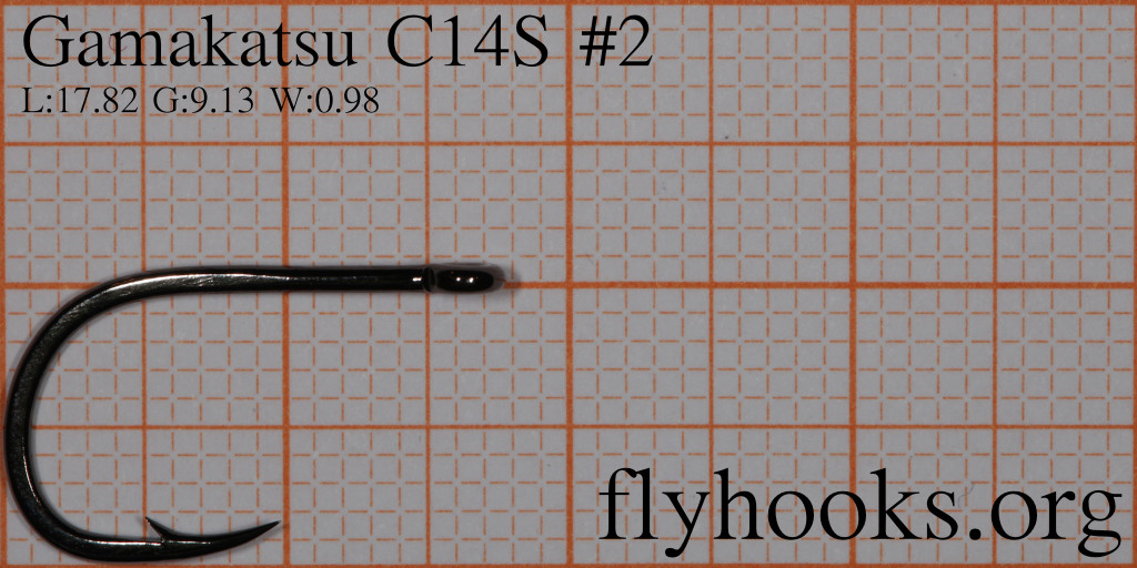 flyhooks.gamakatsu.c14s.2-grid